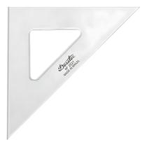 Esquadro Acrílico Desetec Trident 45 Graus 21cm sem Escala 2521