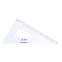 Esquadro Acrílico Desetec Trident 60 37cm com Escala 1637