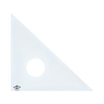 Esquadro Acrílico Triangular ALVIN 131C-16 40 cm Transparente 45/90 Esquadro Acrílico Triangular ALVIN 131C-16 40 cm Transparente 45/90