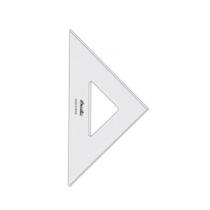 Esquadro Acrílico Trident 28cm 45/90 Sem Escala 2528
