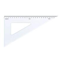 Esquadro Acrílico Trident 60 26cm Com Escala 1626