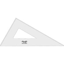 Esquadro Acrílico Trident 60 32cm Sem Escala 2632