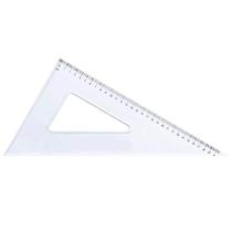 Esquadro Acrílico Trident 60 37cm Com Escala 1637