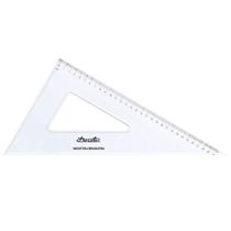 Esquadro Acrílico Trident 60 37Cm Com Escala 1637 Esquadro Acrílico Trident 60 37Cm Com Escala 1637