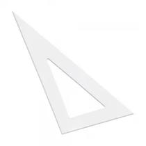 Esquadro Arquitetura Engenharia 30/60/90 Profissional 21 cm