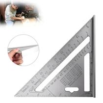 Esquadro Carpinteiro Régua Metal 7 Polegadas Quadradas 90 Graus