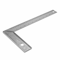 Esquadro com Cabo de Alumínio 14 Pol. 35cm WORKER: Precisão e Durabilidade para Medição e Marcação