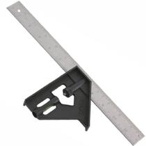 Esquadro Combinado 12 305mm 46-012 com Nível e Punho Plástico Ajustável Stanley Esquadro Combinado 12 305mm 46-012 com Nível e Punho Plástico Ajustável Stanley