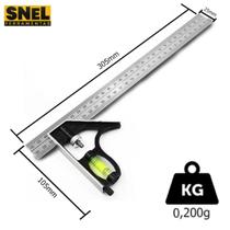 Esquadro Combinado 12 Pol. Snel Ferramentas Tamanho: 300Mm Esquadro Combinado 12 Pol. Snel Ferramentas Tamanho: 300Mm