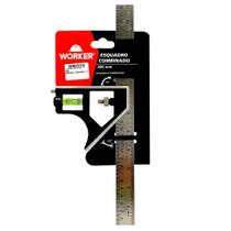 Esquadro Combinado 300mm 12 Com Nível * 7063