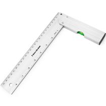 Esquadro Combinado Com Nível Régua Inox 10 Polegadas