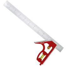 Esquadro Combinado em Aço Inox 12 Pol. com Nível - Cortag