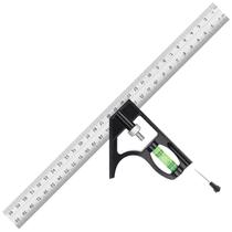 Esquadro combinado FXHDC-M com régua de 30 cm e nível de bolha Esquadro combinado FXHDC-M com régua de 30 cm e nível de bolha