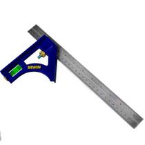 Esquadro Combinado Irwin Aço Inox com Nível 30,5CM 12POL. - 1884637 - Irwin Esquadro Combinado Irwin Aço Inox com Nível 30,5CM 12POL. - 1884637 - Irwin