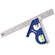 Esquadro Combinado Profissional Irwin Aço Inox com Nível 30,5CM 12POL. - 1884635 - Irwin