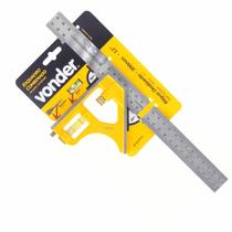 Esquadro Combinado Régua Profissional Marceneiro 12" 305mm Vonder Esquadro Combinado Régua Profissional Marceneiro 12" 305mm Vonder
