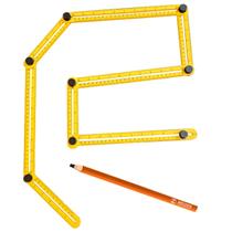 Esquadro Combinado Suta inteligente Régua Articulado Para Transferir Ângulos e Grau+ Lápis Esquadro Combinado Suta inteligente Régua Articulado Para Transferir Ângulos e Grau+ Lápis