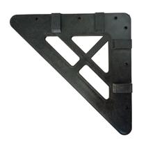 Esquadro Contramarco Pequeno 160mm Janela Alumínio 10pç