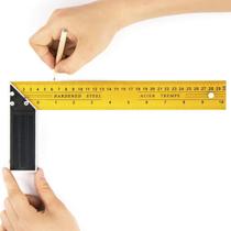 Esquadro De Aço 12 Cabo Metálico Profissional Esquadro De Aço 12 Cabo Metálico Profissional