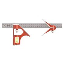 Esquadro de aço combinado 300 mm com nível - Sparta