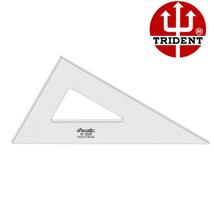 Esquadro de Acrílico Trident 26cm - sem Escala - Ref.2626