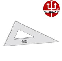 Esquadro de Acrílico Trident 28cm - sem Escala - Ref.2628