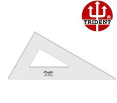 Esquadro de Acrílico Trident 37cm - sem Escala - Ref.2637