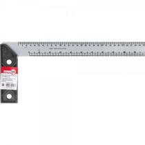 Esquadro de alumínio para carpinteiro 12" com cabo de plástico