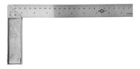Esquadro De Alumínio Prata 12 Pol. Carpinteiro Serralheiro Brasfort