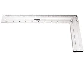 Esquadro de Alumínio Tramontina Master 12 Polegadas 30cm com Régua em Milímetro e Polegada Esquadro de Alumínio Tramontina Master 12 Polegadas 30cm com Régua em Milímetro e Polegada