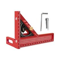 Esquadro De Carpintaria 3D Com Múltiplos Ângulos, Régua De Medição Triangular, Conjunto De