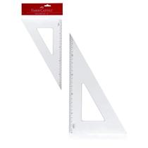 Esquadro em Acrílico 60º 30cm escolar 1 unid