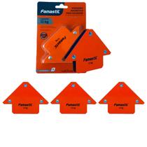 Esquadro Magnético Famastil 12Kg resistência, praticidade Kit com 4 Esquadro Magnético Famastil 12Kg resistência, praticidade Kit com 4