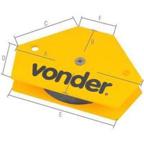 Esquadro magnético hexagonal 10 kgf para soldador Esquadro magnético hexagonal 10 kgf para soldador