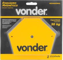 Esquadro Magnético Hexagonal Para Soldador com Capacidade 30 Kg Vonder