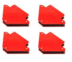 Esquadro Magnético Para Solda 12 Kg Robusto Ômega - 4 Peças