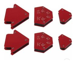 Esquadro Magnético Para Solda 12kg - 6 Peças