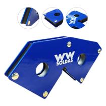 Esquadro magnetico para solda suporta até 18kgs