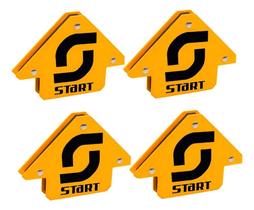 Esquadro Magnético Para Soldador 12 Kg Kit 4 Peças Start