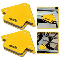 Esquadro Magnético Vonder Com Imã Solda Para Serralheiro 10kg Ângulo 45 90 135