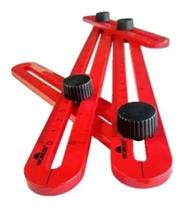 Esquadro Medidor 2 Réguas Ângulo Ajustável Plástico Worker