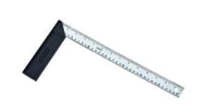 Esquadro metal 30cm base plastico - thompson