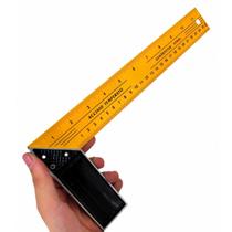 Esquadro Metálico 30cm 12pol Para Marcenaria E Serralheria Esquadro Metálico 30cm 12pol Para Marcenaria E Serralheria