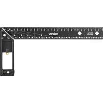 Esquadro Multiuso Alumínio 30cm Marca Vonder Aço Inox Preto