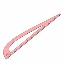 Esquadro Numero 1 Alfaiate Régua Costura Cavas N1 Mdf Fenix Esquadro Numero 1 Alfaiate Régua Costura Cavas N1 Mdf Fenix