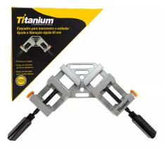 Esquadro P/ Soldador E Marceneiro C/ Ajuste 65mm Titanium