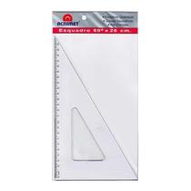 Esquadro Poliestireno 26cm x 60 graus Referência 541 Acrimet