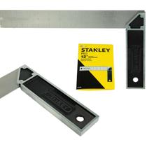 Esquadro Profissional Metal 12 Pol Stanley 304mm Reforçado