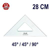 Esquadro Sem Escala 2528 45/45/90 28cm Trident