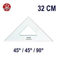 Esquadro Sem Escala 2532 45/45/90 32cm Trident